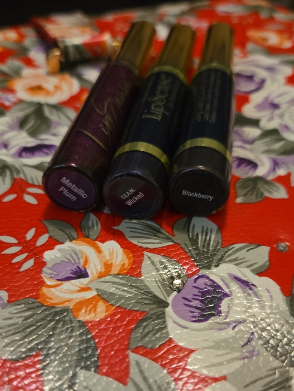 Metallic Plum, Team Wicked & Blackberry Lipsense Trio